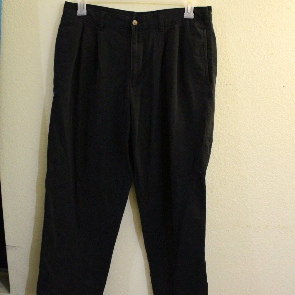 Puritan Black Mens Dress Pants 36 x 30